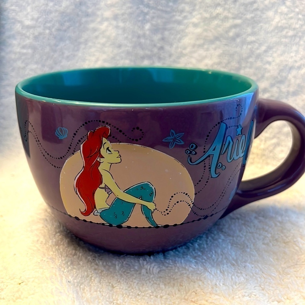Ariel Little Mermaid over sized coffee mug